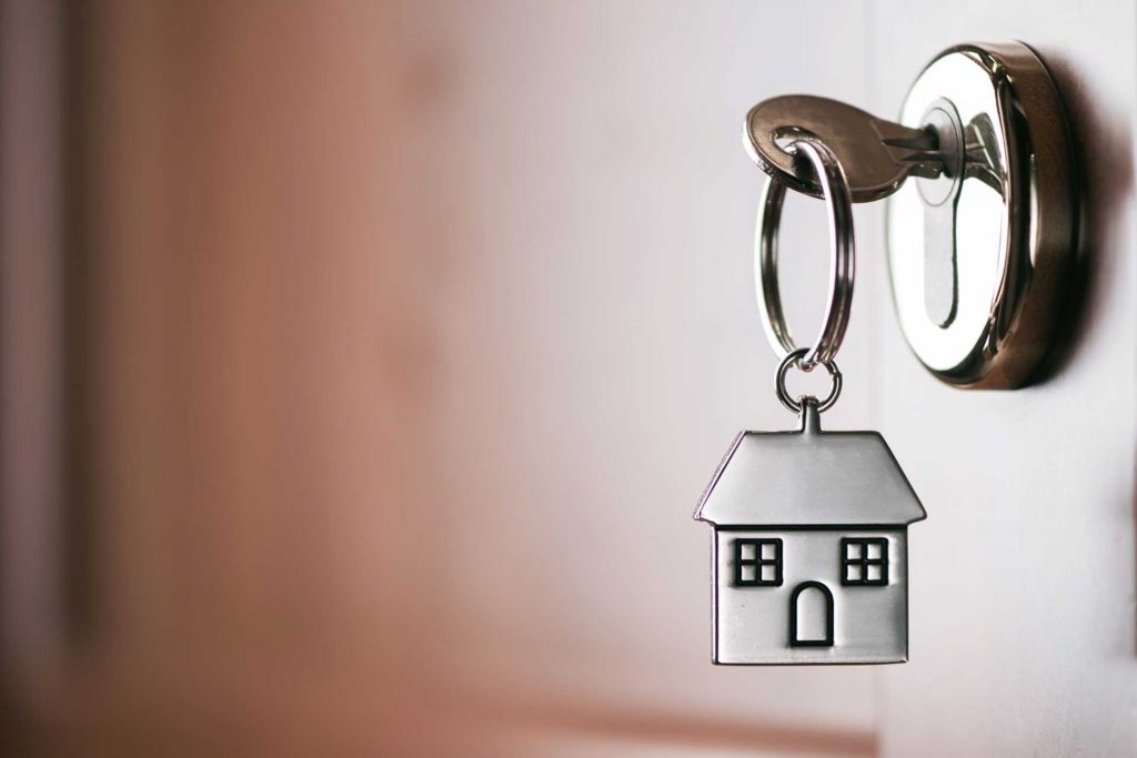 Key in a residential door lock